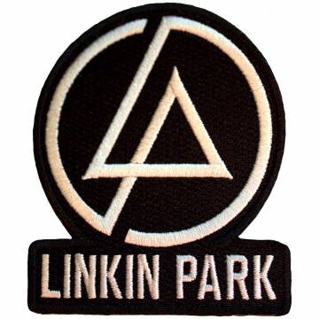 【予約商品】LINKIN PARK Standard Patch: Concentric Text Logo (Black) - BLACK