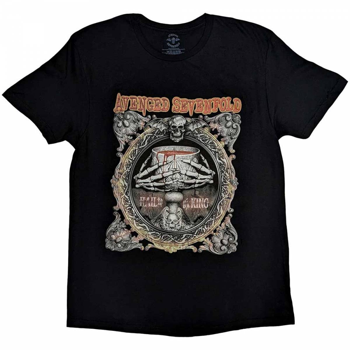【予約商品】AVENGED SEVENFOLD バンドTシャツ ユニセックス: Drink (Black) - BLACK
