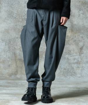 【予約商品】glamb(グラム)GB0325/P12 : Additional Pocket Pants / アディショナルポケットパンツ - Gray