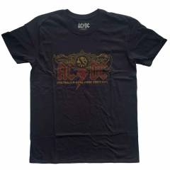 【予約商品】AC/DC バンドTシャツ ユニセックス: Oz Rock (Black) - BLACK