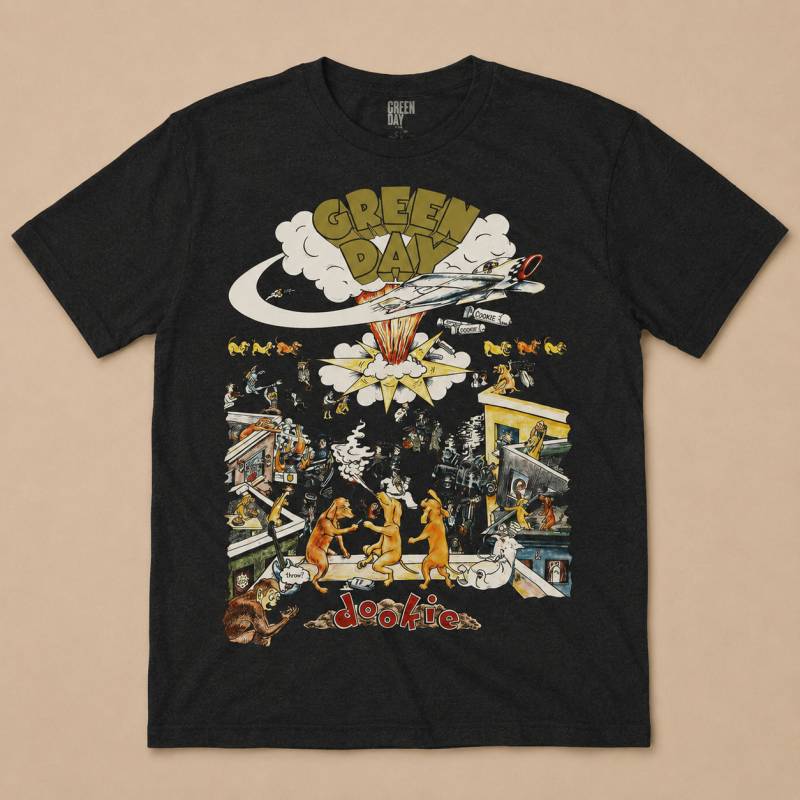 【予約商品】GREEN DAY バンドTシャツ ユニセックス: 1994 Tour (Black)
