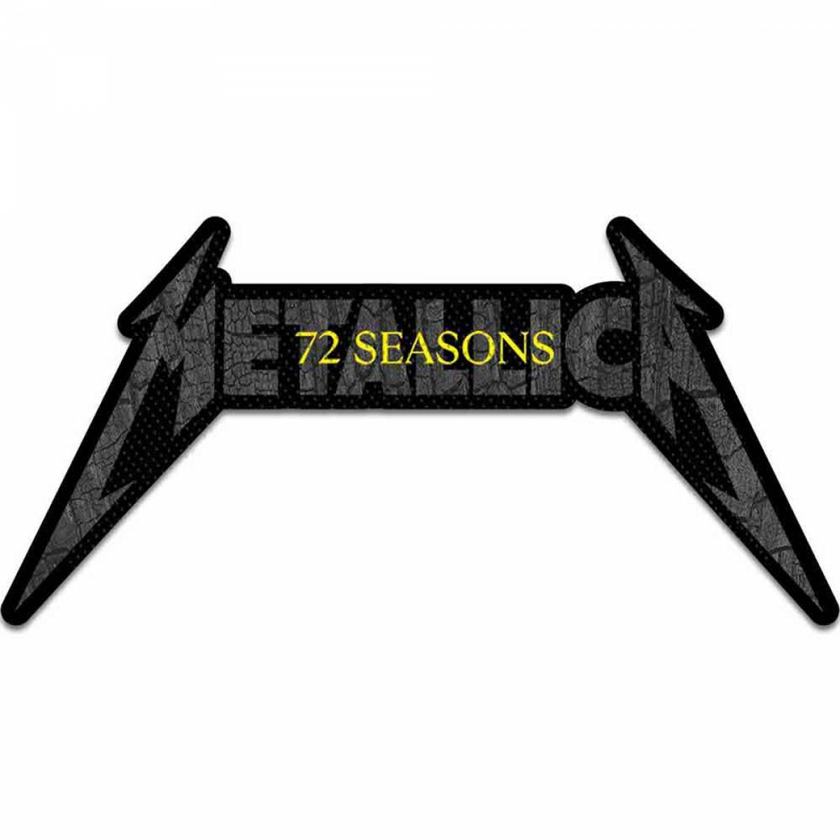 【予約商品】METALLICA Woven Patch: 72 Seasons Charred Logo Cut Out (Standard)