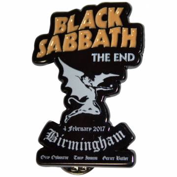 【予約商品】BLACK SABBATH Pin Badge: The End
