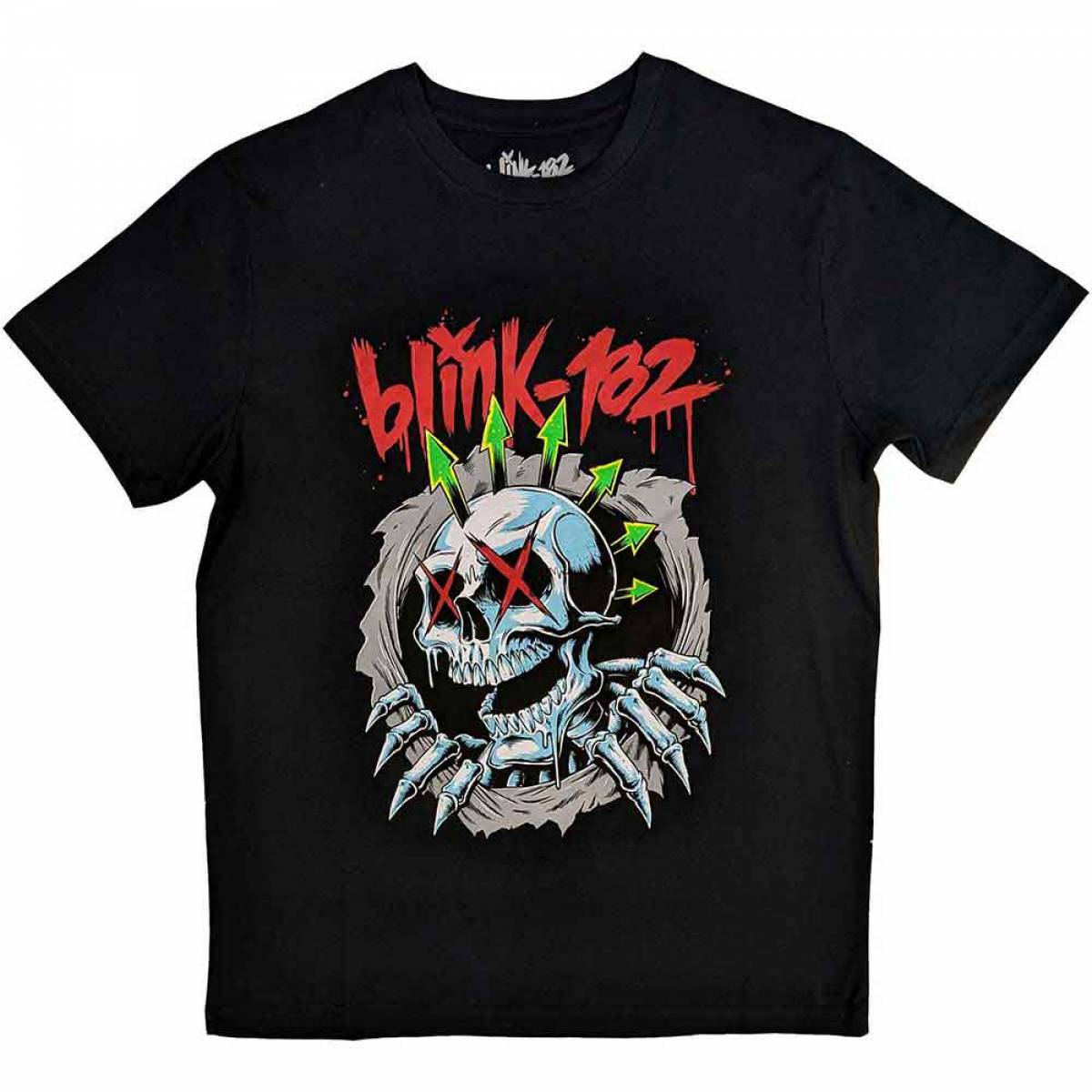 【予約商品】BLINK-182 ユニセックスTシャツ: Six Arrow Skull