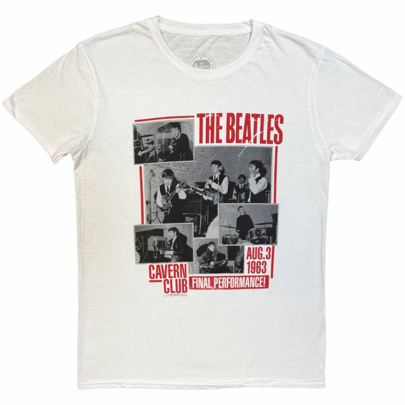 【予約商品】THE BEATLES バンドTシャツ ユニセックス: Final Performance (White)