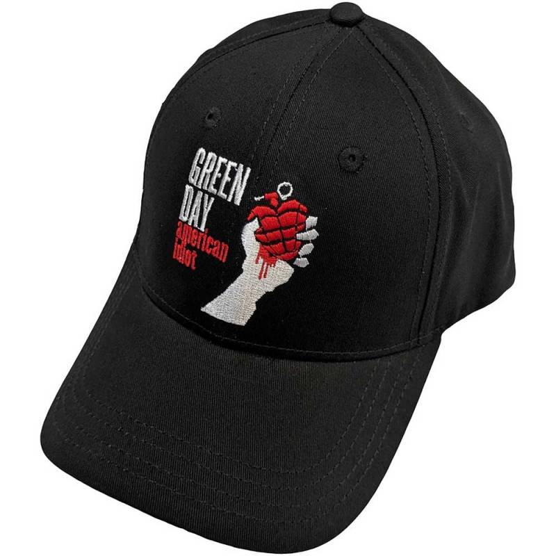 【予約商品】GREEN DAY Unisex Baseball Cap: American Idiot (Black) - BLACK
