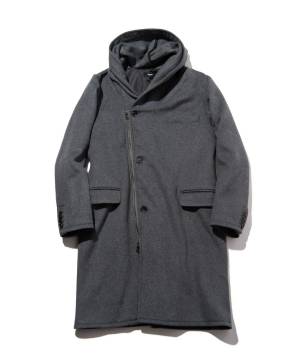 【予約商品】glamb(グラム) GB0424/JKT02 : Carol Long Coat / キャロルロングコート - Gray