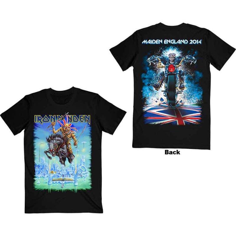 【予約商品】IRON MAIDEN バンドTシャツ ユニセックス: Tour Trooper (Black) (Back Print)