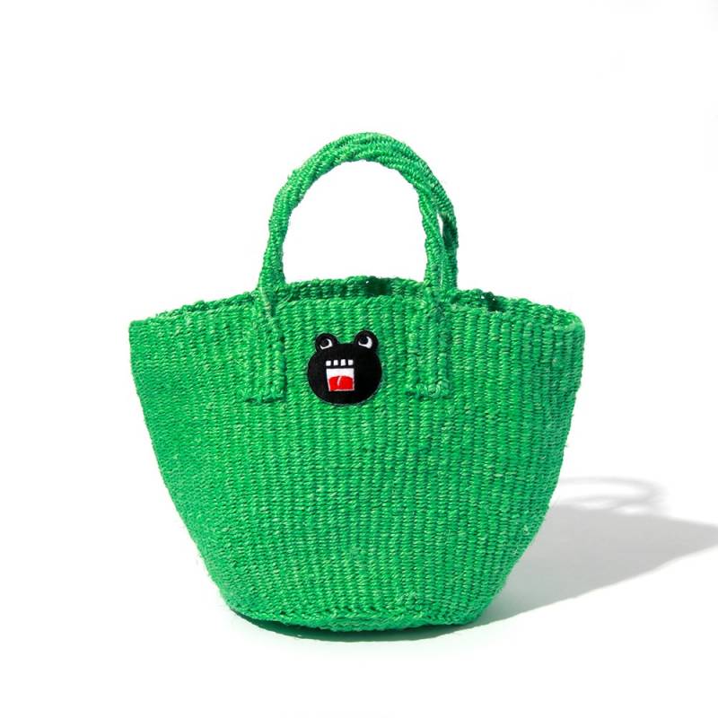 【予約商品】PUNK DRUNKERS (パンク・ドランカーズ) おーさんのサイザルBAG - GREEN