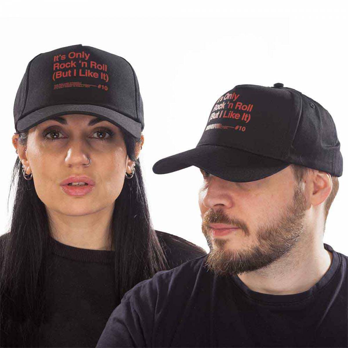 【予約商品】THE ROLLING STONES Unisex Baseball Cap: It's Only Rock 'N Roll (Black) - BLACK