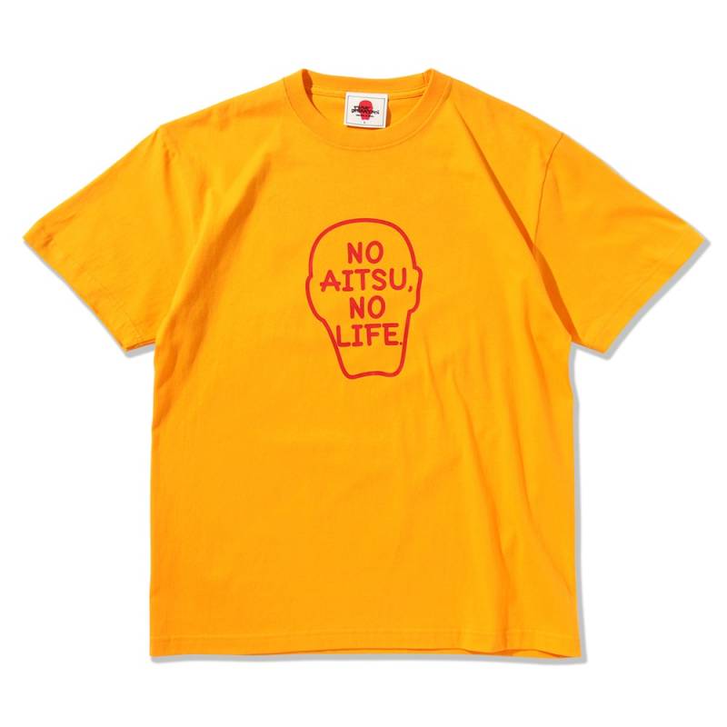 【予約商品】PUNK DRUNKERS (パンク・ドランカーズ) NO AITSU NO LIFE.TEE - D.YELLOW