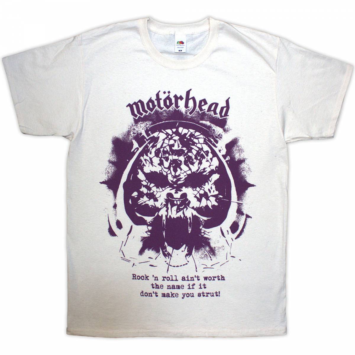 【予約商品】MOTORHEAD バンドTシャツ ユニセックス: Make You Strut (Natural) - NATURAL