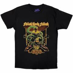 【予約商品】BLACK SABBATH バンドTシャツ ユニセックス: Bloody Sabbath 666 (Black)