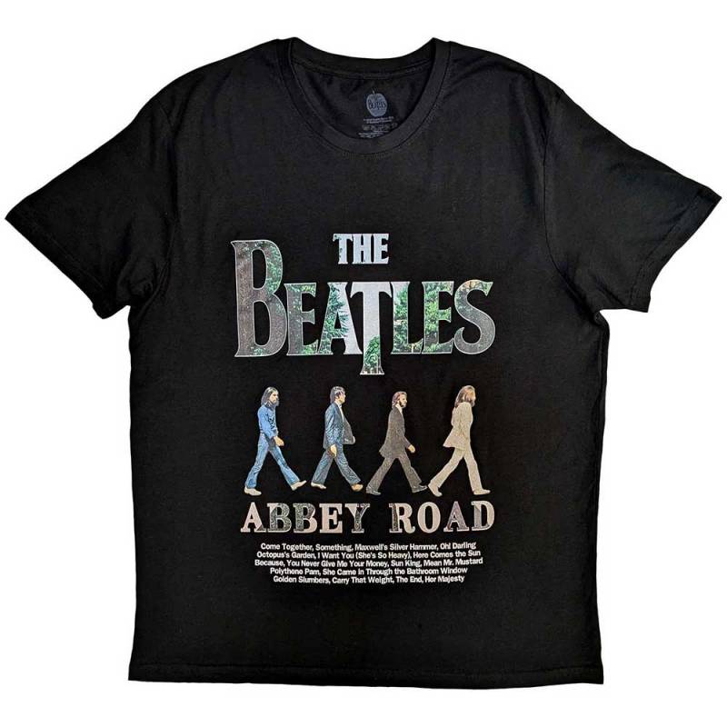 【予約商品】THE BEATLES バンドTシャツ ユニセックス: Abbey Road '23 (Black)