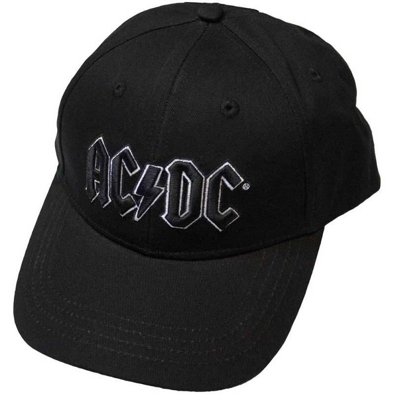 【予約商品】AC/DC Unisex Baseball Cap: Black Logo (Black) - BLACK
