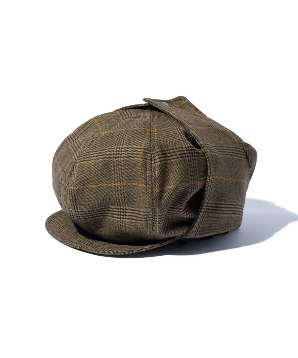 【予約商品】glamb(グラム)GB0125/CP07 : Flight Casquette Cap / フライトキャスケットキャップ - Brown
