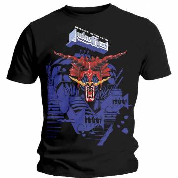 【予約商品】JUDAS PRIEST ユニセックスTシャツ: Defenders Blue