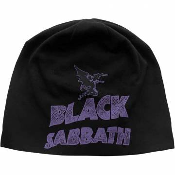 【予約商品】BLACK SABBATH Unisex Beanie Hat: Logo & Devil - BLACK