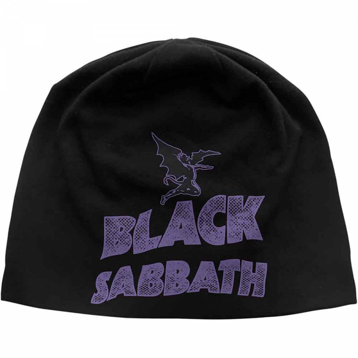 【予約商品】BLACK SABBATH Unisex Beanie Hat: Logo & Devil - BLACK