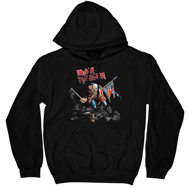 【予約商品】IRON MAIDEN Unisex Pullover Hoodie: The Trooper (Black)