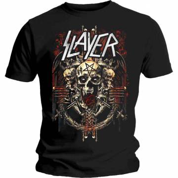 【予約商品】SLAYER ユニセックスTシャツ: Demonic Admat