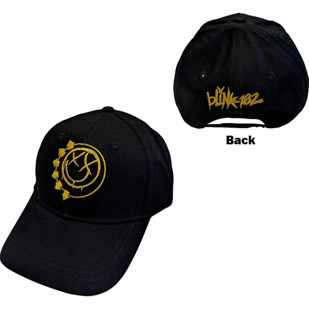 【予約商品】BLINK-182 Unisex Baseball Cap: Yellow Six Arrow Smile