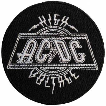 【予約商品】AC/DC Woven Patch: High Voltage (Standard)