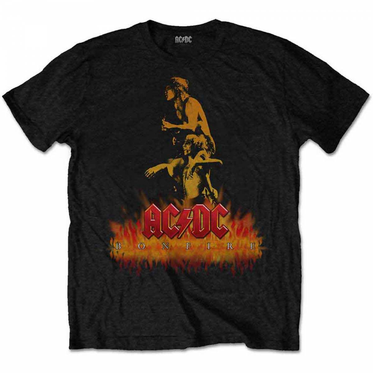 【予約商品】AC/DC ユニセックスTシャツ: Bonfire