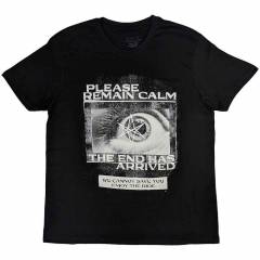 【予約商品】BRING ME THE HORIZON バンドTシャツ ユニセックス: Remain Calm FP (Black) - BLACK