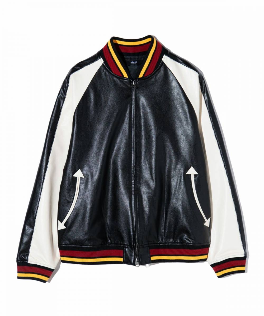 glamb(グラム) GB0424/JKT07 : Synth Leather Ska Jumper glamb(グラム) GB0424/JKT07 : Synth Leather Ska Jumper