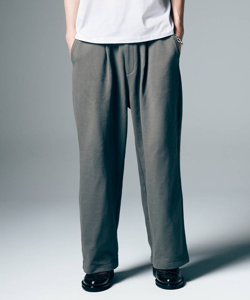 【予約商品】glamb(グラム) Baggy Sweat Slacks / バギースウェットスラックス - Gray