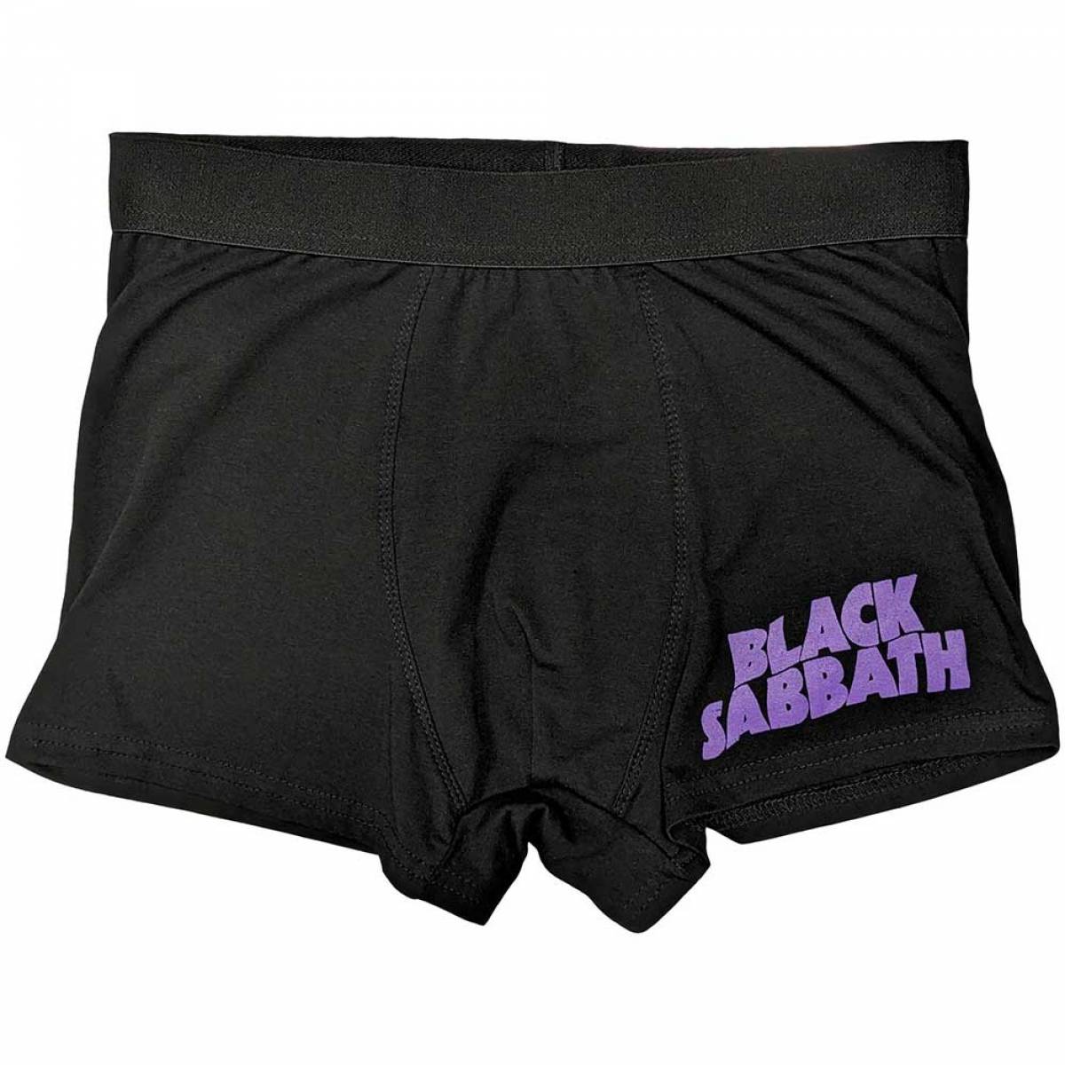 【予約商品】BLACK SABBATH Unisex Boxers: Wavy Logo - BLACK