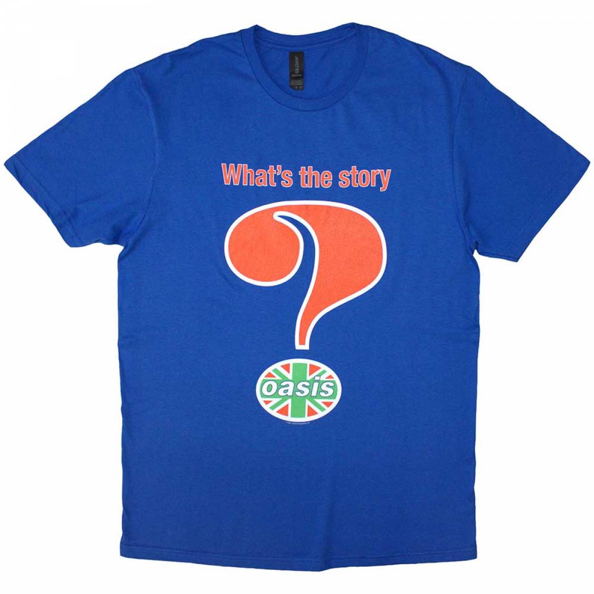 【予約商品】OASIS ユニセックスTシャツ: Question Mark - Blue