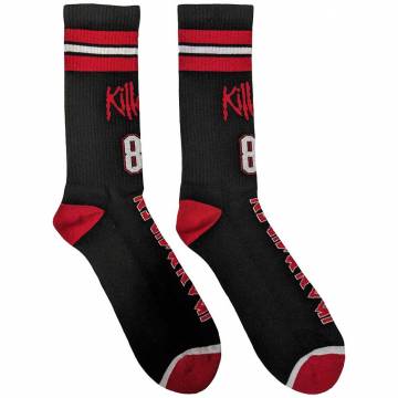 【予約商品】IRON MAIDEN Unisex Ankle Socks: Killers '81 (UK Size 7 - 11) - BLACK