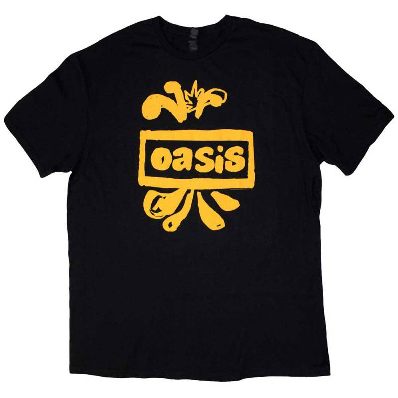 【予約商品】OASIS バンドTシャツ ユニセックス: Drawn Logo (Black)