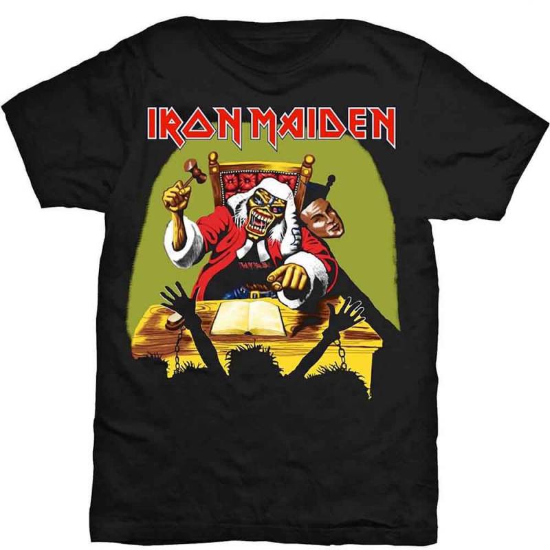 【予約商品】IRON MAIDEN バンドTシャツ ユニセックス: Deaf Sentence (Black)