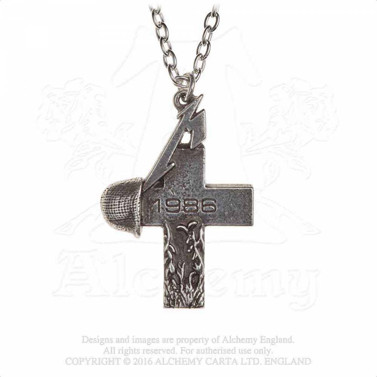 【予約商品】METALLICA Pendant: Master of Puppets 1986 Cross