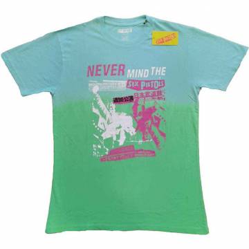 【予約商品】THE SEX PISTOLS バンドTシャツ ユニセックス: NMTB Japan (Wash Collection) - GREEN