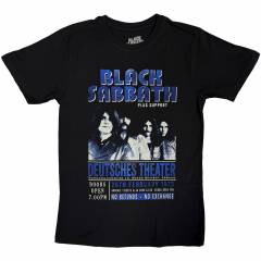 【予約商品】BLACK SABBATH バンドTシャツ ユニセックス: Deutsches '73 (Black)