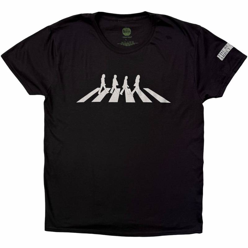【予約商品】THE BEATLES バンドTシャツ ユニセックス: Abbey Road Silhouette (Black)