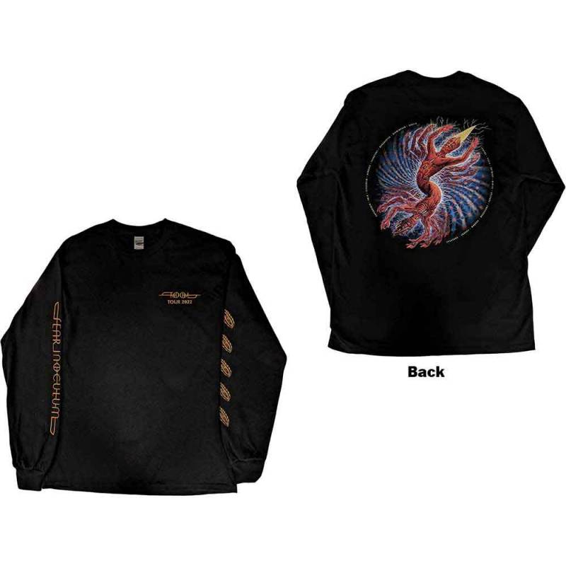 【予約商品】TOOL Unisex Long Sleeve バンドTシャツ: Spiral Tour 2022 (Black) (Back Print & Ex-Tour) (Small) - BLACK