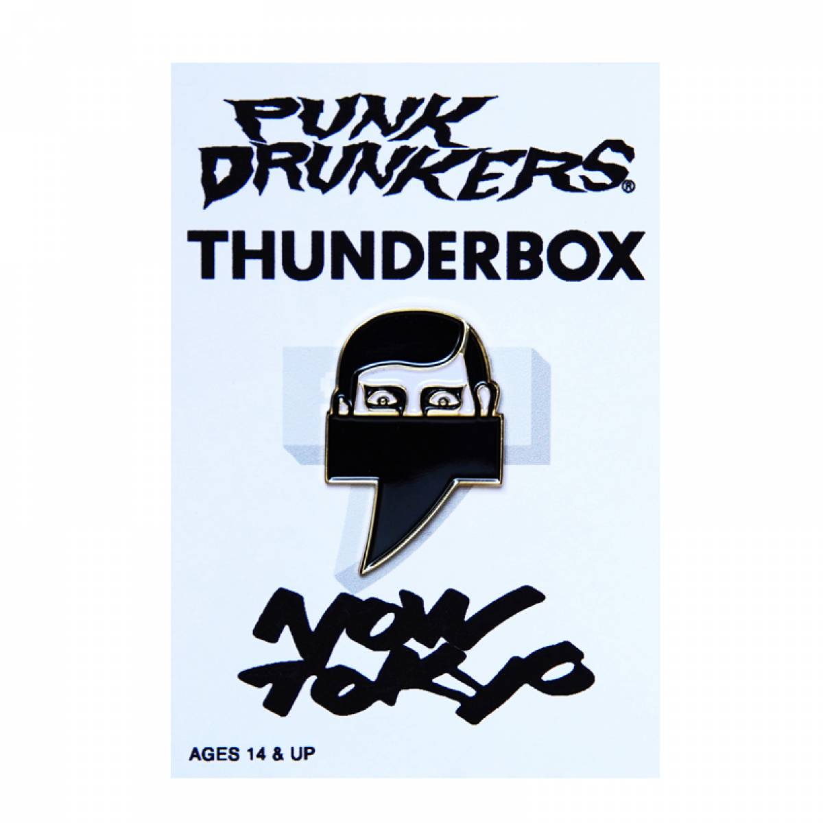 PUNK DRUNKERS [PDSxTHUNDERBOX]NOW TOKYOピンズ - WHITE