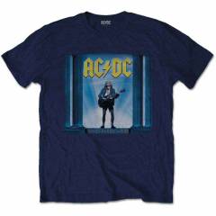 【予約商品】AC/DC バンドTシャツ ユニセックス: Who Man Who (Navy Blue) - NAVY BLUE