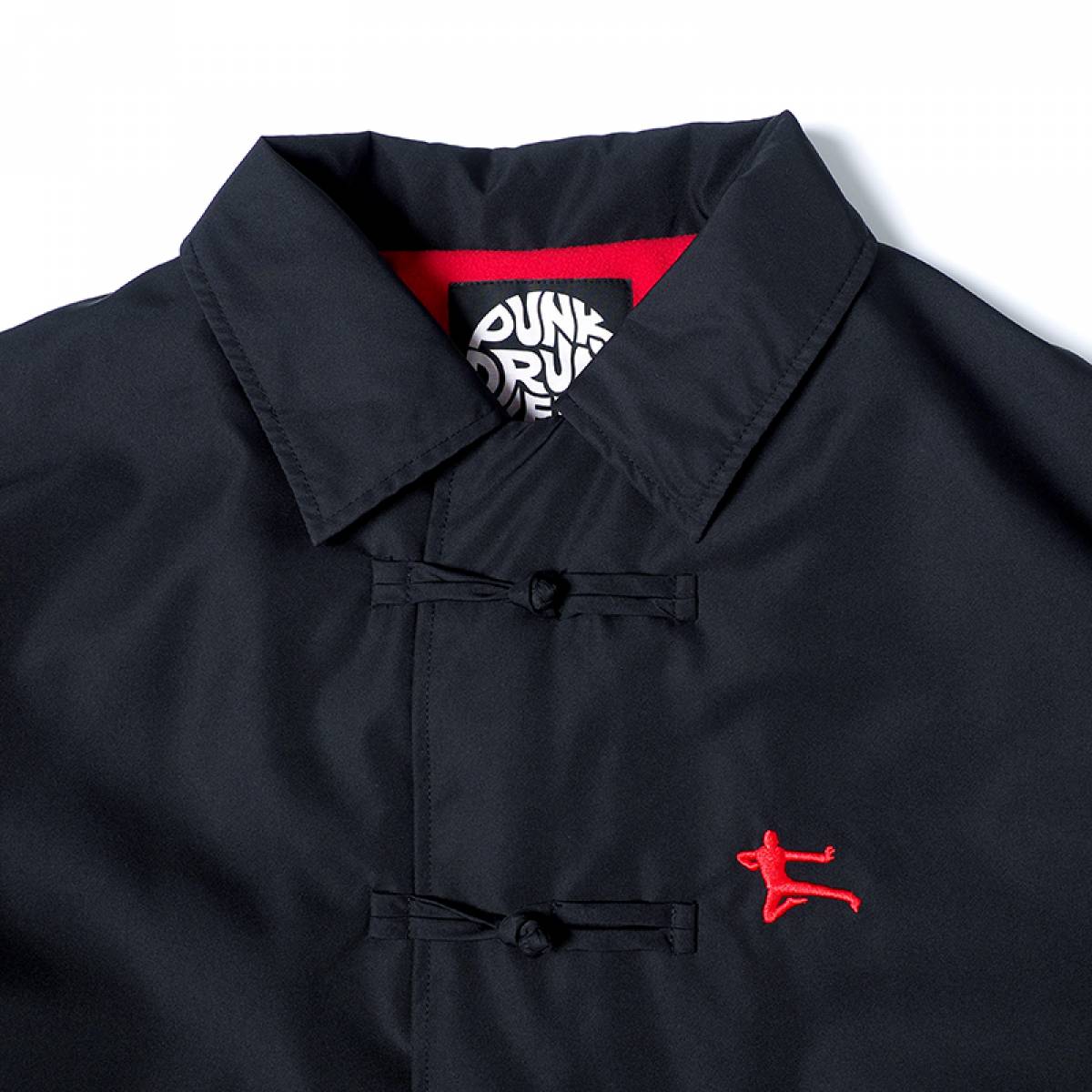 PUNK DRUNKERS チャイナコーチJKT - BLACK / ロックファッション PUNK DRUNKERS チャイナコーチJKT - BLACK / ロックファッション