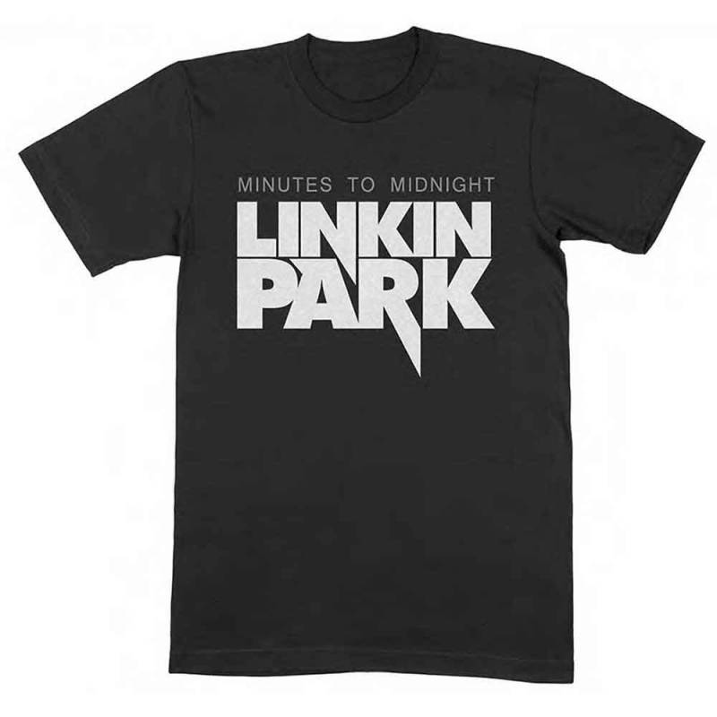 【予約商品】LINKIN PARK バンドTシャツ ユニセックス: Minutes to Midnight (Black)