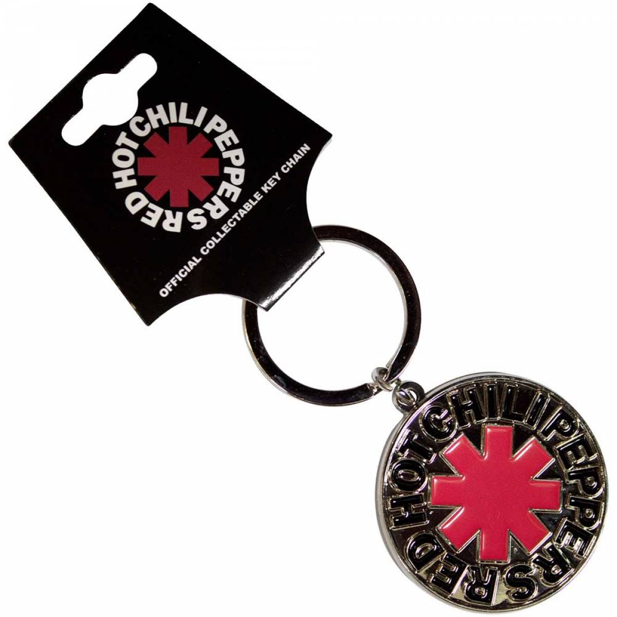 【予約商品】RED HOT CHILI PEPPERS Keychain: Asterisk Logo Silver