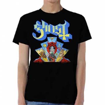 【予約商品】GHOST バンドTシャツ ユニセックス: Devil Window (Black) - BLACK