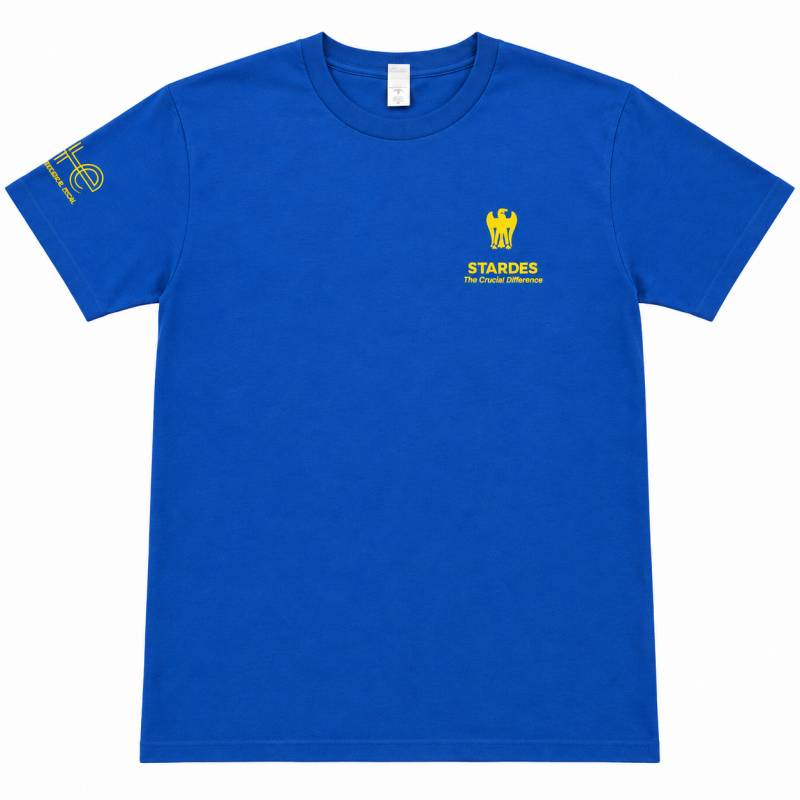 【予約商品】U2 バンドTシャツ ユニセックス: Stardes (Blue) (Ex-Tour & Sleeve Print)