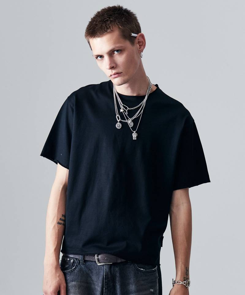 【予約商品】glamb(グラム)Blue Noise Premium Grade T-Shirt / ブルーノイズプレミアムグレードTシャツ - Black