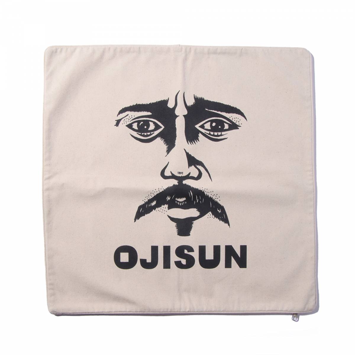 【予約商品】PUNK DRUNKERS(パンクドランカーズ)リアルおじさんクッションカバー - OFF WHITE